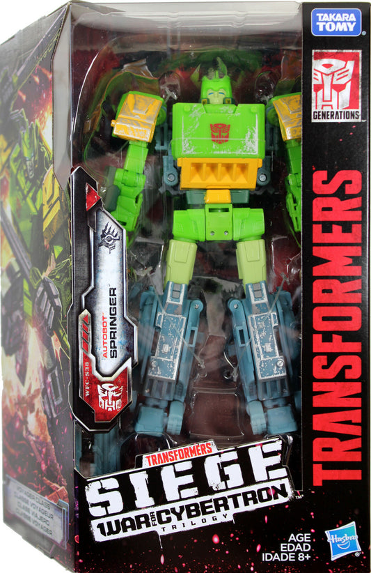 Transformers Siege War for Cybertron Trilogy Voyager Class Springer (Box Damage)
