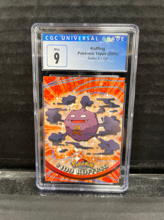 Pokémon Koffing Topps Series 2 CGC 9