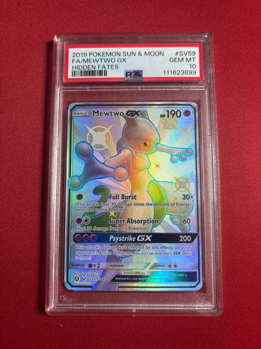 Pokemon Mewtwo GX SV59/SV94 PSA 10