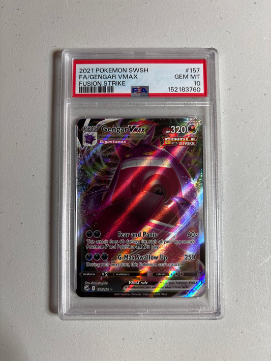 Pokemon Gengar VMAX 157/264 PSA 10