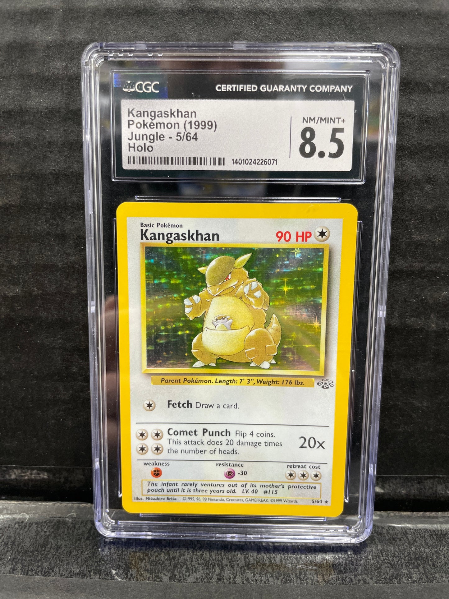 Pokemon Kangaskhan 5/64 Jungle CGC 8.5