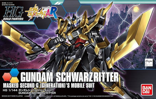 HG Gundam Build Divers Gundam Schwarzritter 1/144