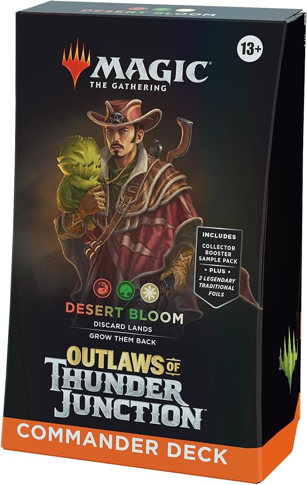 Magic the Gathering Outlaws of Thunder Junction Desert Bloom Commander Deck