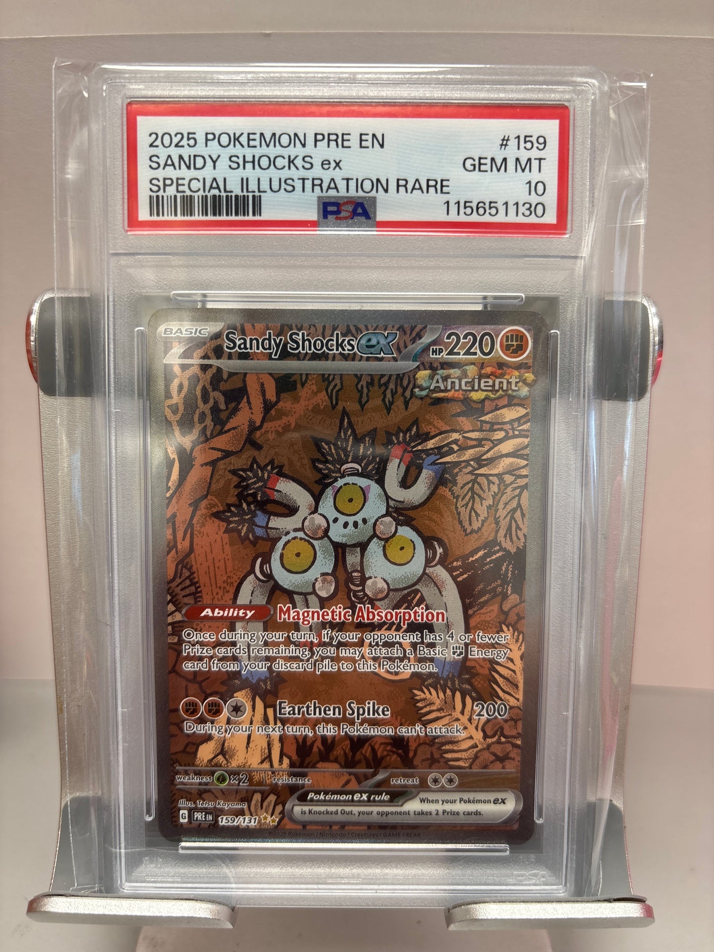 Pokemon Sandy Shocks ex 159/131 PSA 10