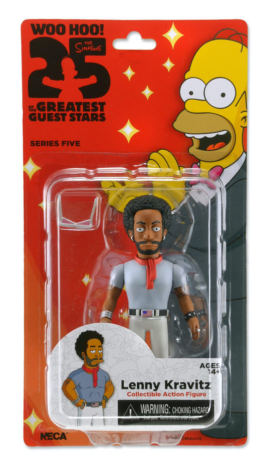 NECA Simpsons 25 of the Greatest Guest Stars Lenny Kravitz