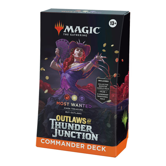 Magic the Gathering Outlaws of Thunder Junction Most Wanted Commander Deck