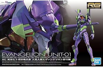 Bandai Neon Genesis Evangelion EVA-01 EVA Unit-01 RG 1/144 Scale Model Kit
