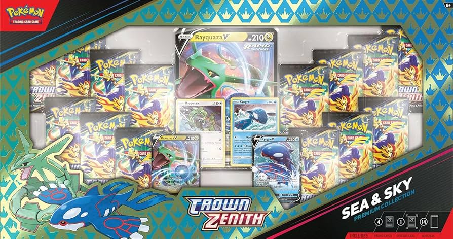 Pokemon Crown Zenith Sea & Sky Premium Collection Box