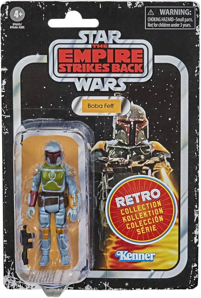 Star Wars The Empire Strikes Back Boba Fett Retro Collection 3.75"