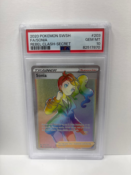 Pokemon Sonia 203/192 PSA 10