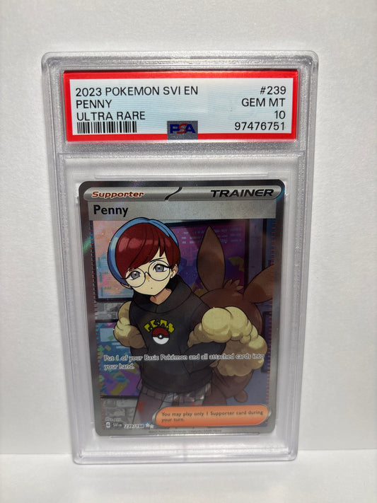 Pokemon Penny 239/198 PSA 10