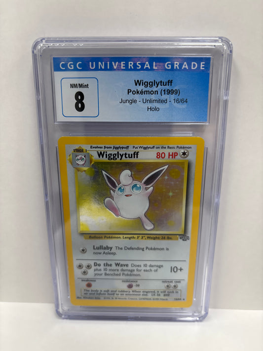 Pokemon Wigglytuff 16/64 (1999) CGC 8