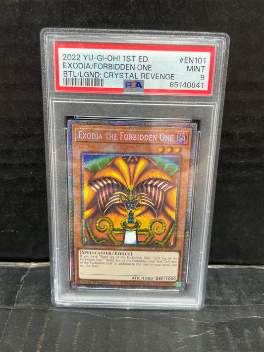 Yugioh Exodia the Forbidden One BLCR-EN101 First Edition PSA 9