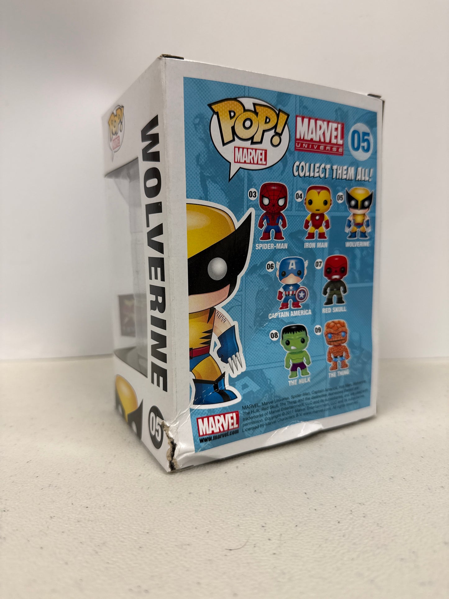 Funko Pop! Wolverine 05 Zapp Comics Exclusive (Brown Suit) (Grade D)