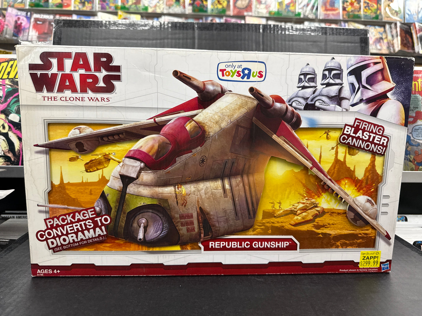 Star Wars Clone Wars Republic Gunship Toys R Us Exclusive (READ DESCRIPTION)