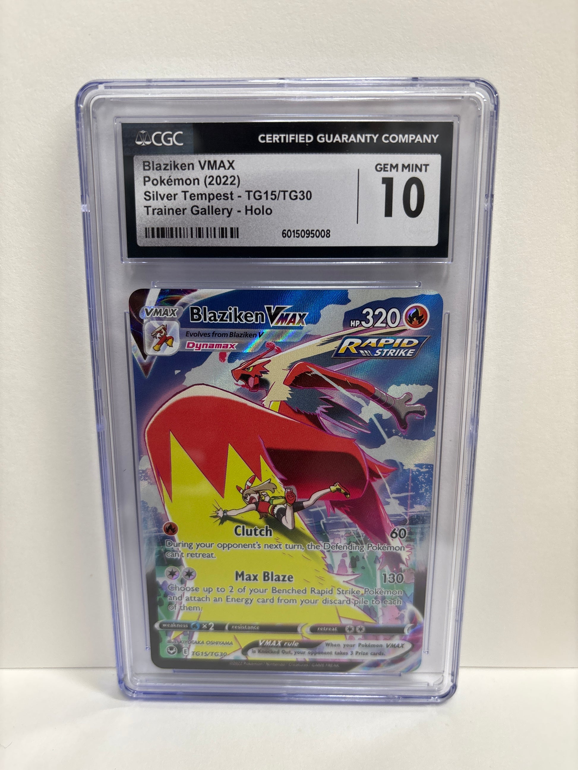 Pokemon Blaziken VMAX TG15/TG30 CGC 10 Pokemon Blaziken VMAX TG15/TG30 CGC 10