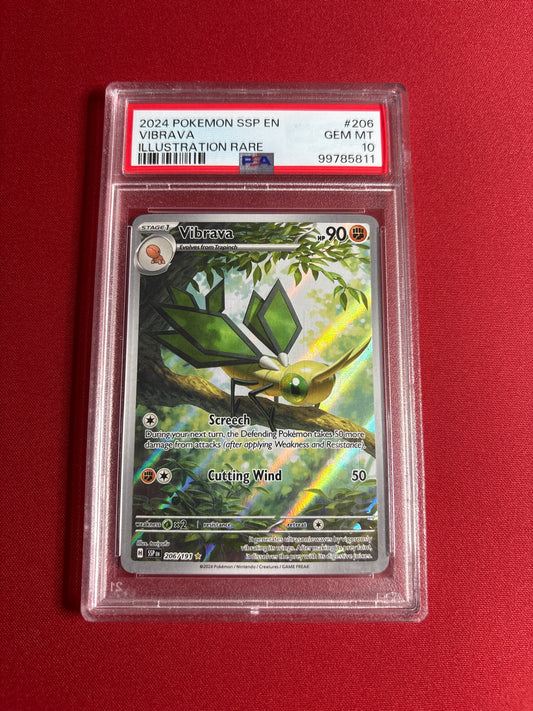 Pokemon Vibrava 206/191 PSA 10