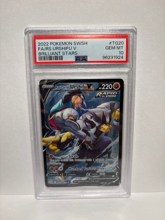 Pokemon Rapid Strike Urshifu V TG20/TG30 PSA 10