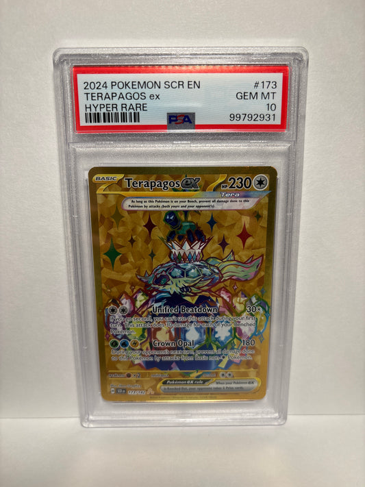 Pokemon Terapagos ex 173/142 PSA 10