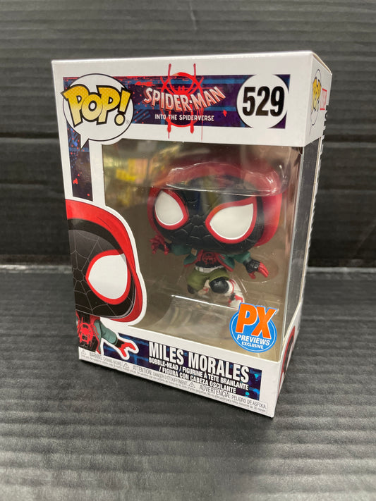 Funko Pop! Spider-Man Into the Spider-verse Miles Morales 529 PX Exclusive (Grade A)