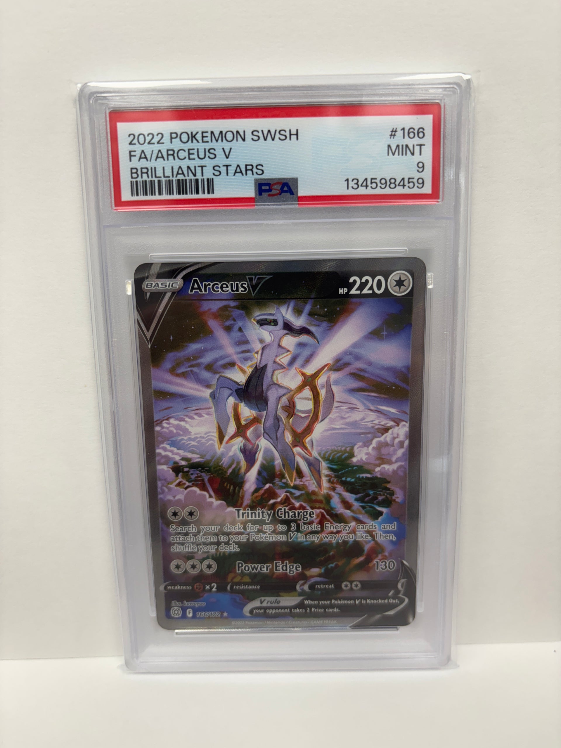 Pokemon Arceus V 166/172 PSA 9 Zapp! Comics Pokemon Arceus V 166/172 PSA 9 Zapp! Comics