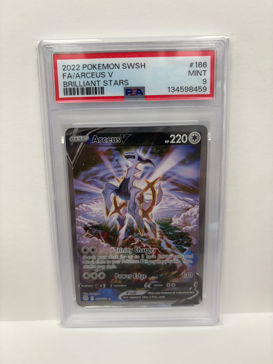 Pokemon Arceus V 166/172 PSA 9