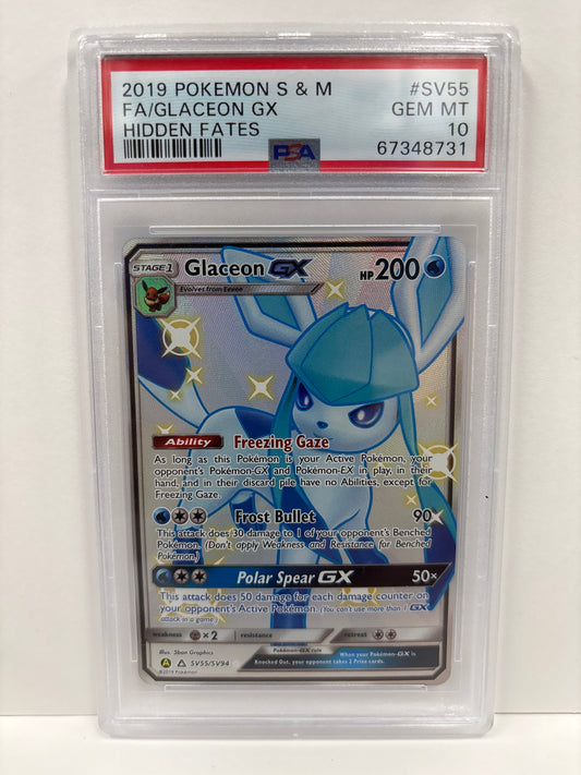Pokemon Glaceon GX SV55/SV94 PSA 10