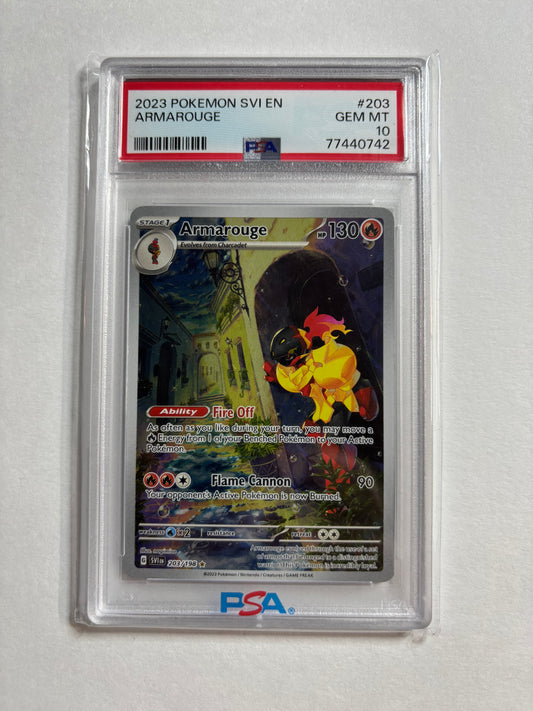 Pokemon Armarouge 203/198 PSA 10