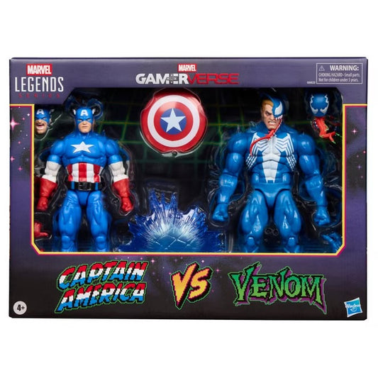 Marvel Legends Gamerverse Captain America vs Venom 2-Pack