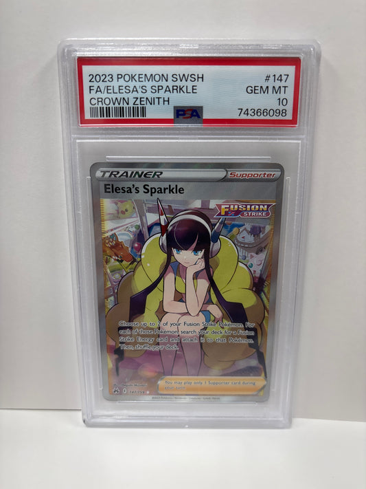 Pokemon Elesa’s Sparkle 147/159 PSA 10