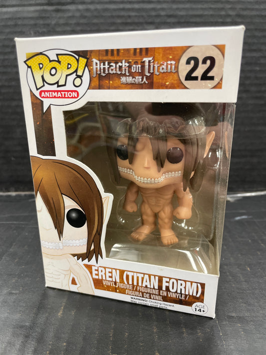 Funko Pop! Attack on Titan Eren Titan Form 22 (Grade B)