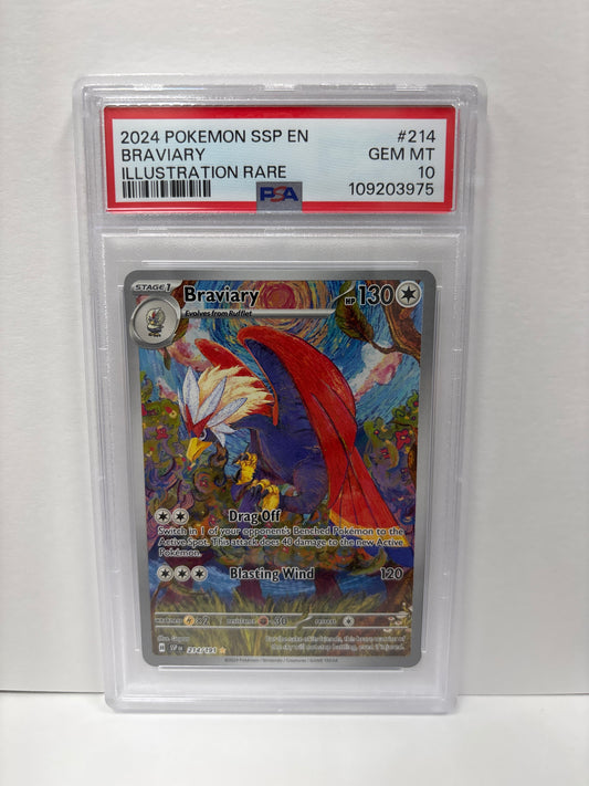 Pokemon Braviary 214/191 PSA 10