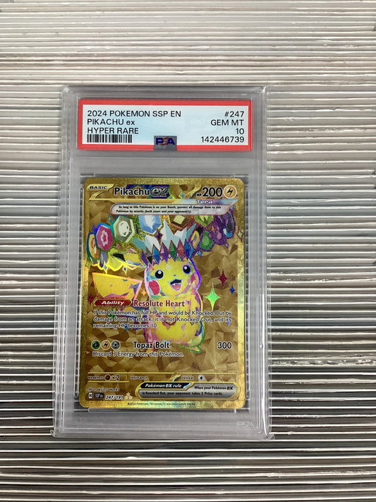 Pokemon Pikachu ex 247/191 PSA 10