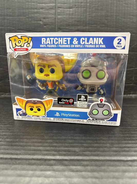 Funko Pop! Ratchet & Clank 2 Pack GameStop Exclusive