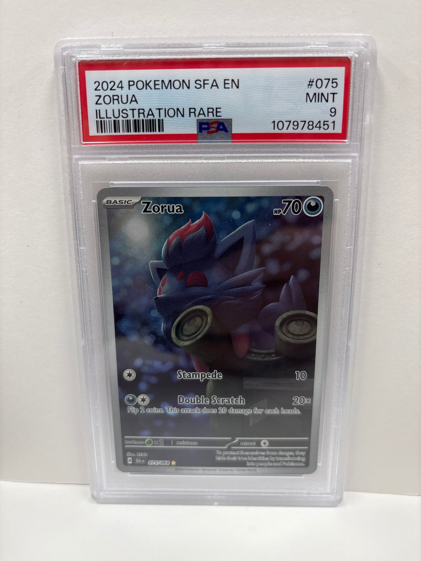 Zorua 075/064 PSA 9