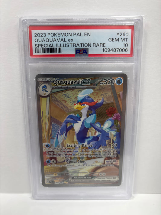 Pokemon Quaquaval ex 260/193 PSA 10