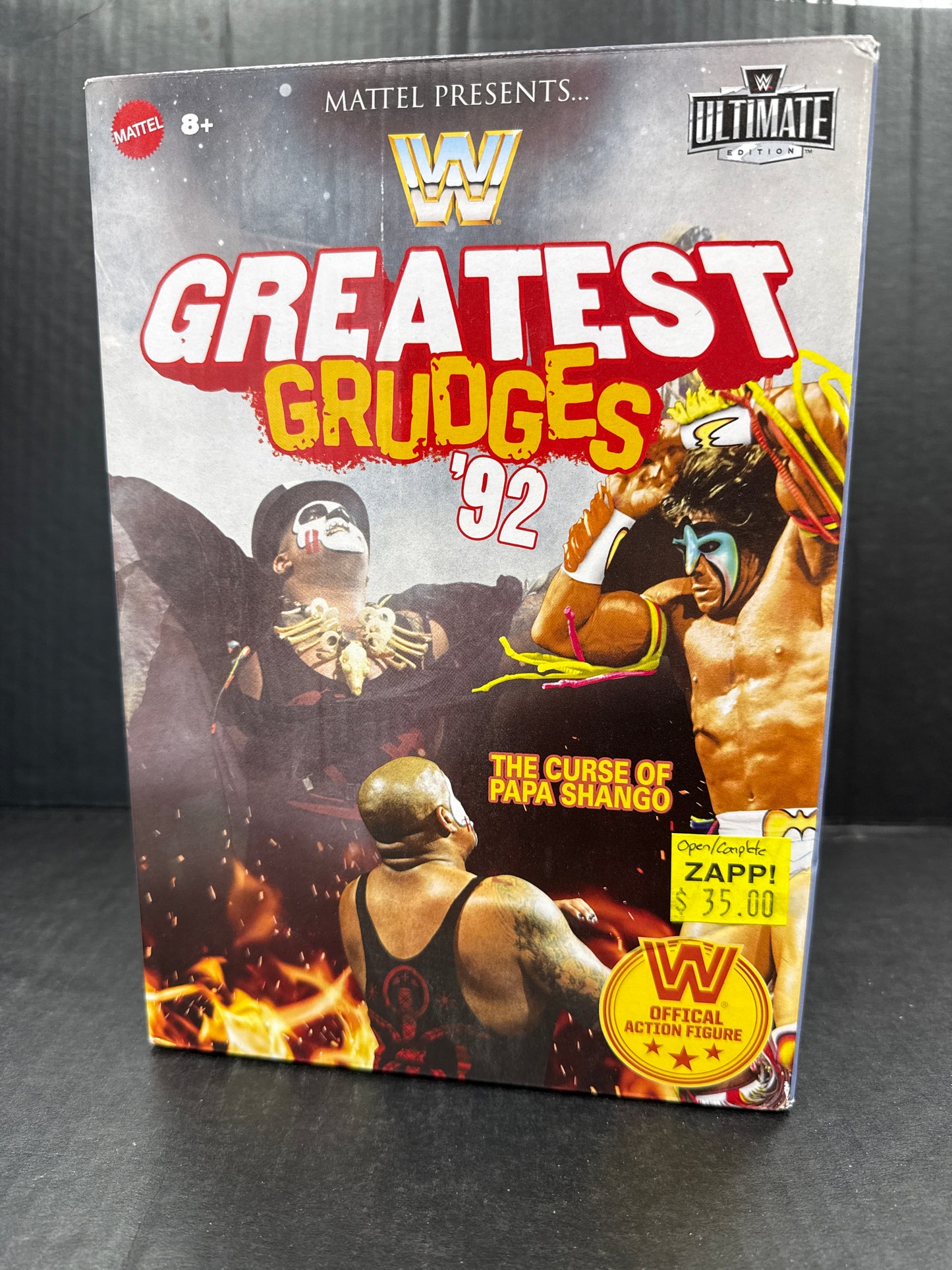 WWE Ultimate Edition Greatest Grudges ‘92 Ultimate Warrior/Papa Shango 2 Pack (Open Box/Complete)