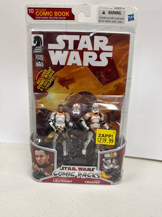 Star Wars Comic Packs Clone Trooper Lieutenant & Clone Trooper