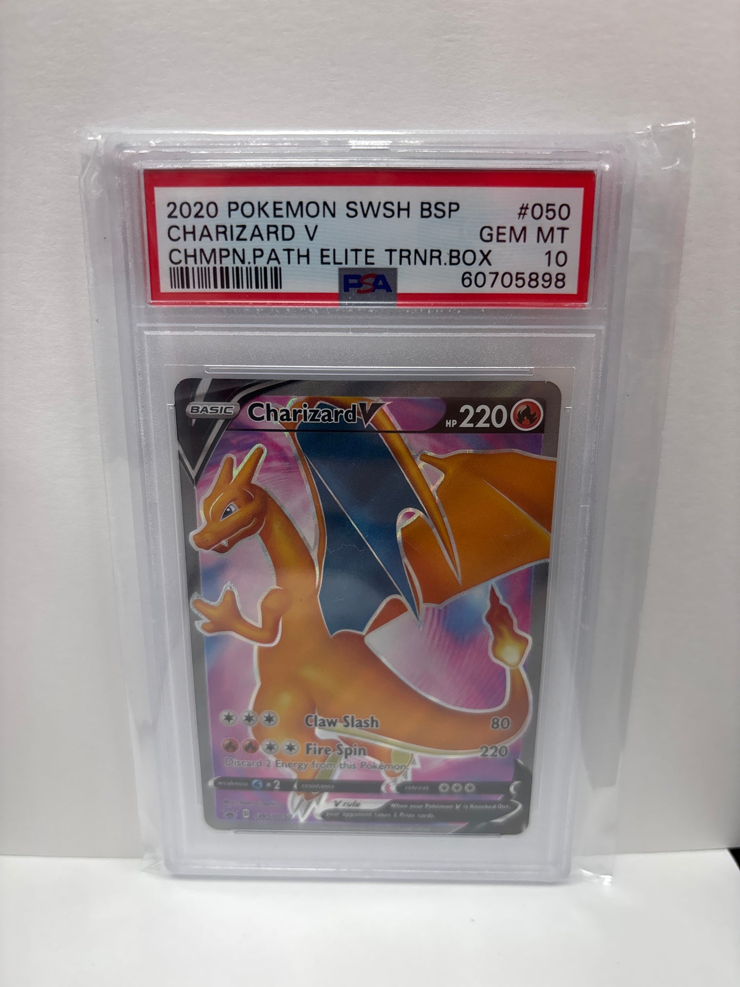 Pokemon Charizard V SWSH050 PSA 10