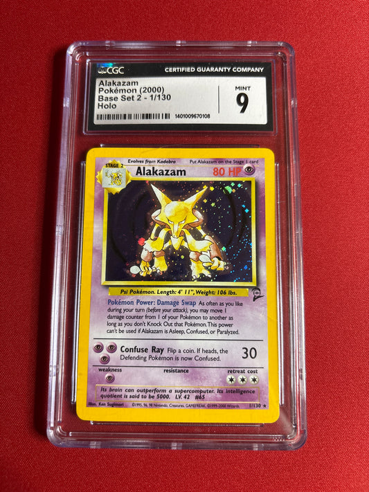 Pokemon Alakazam 1/130 (2000) CGC 9