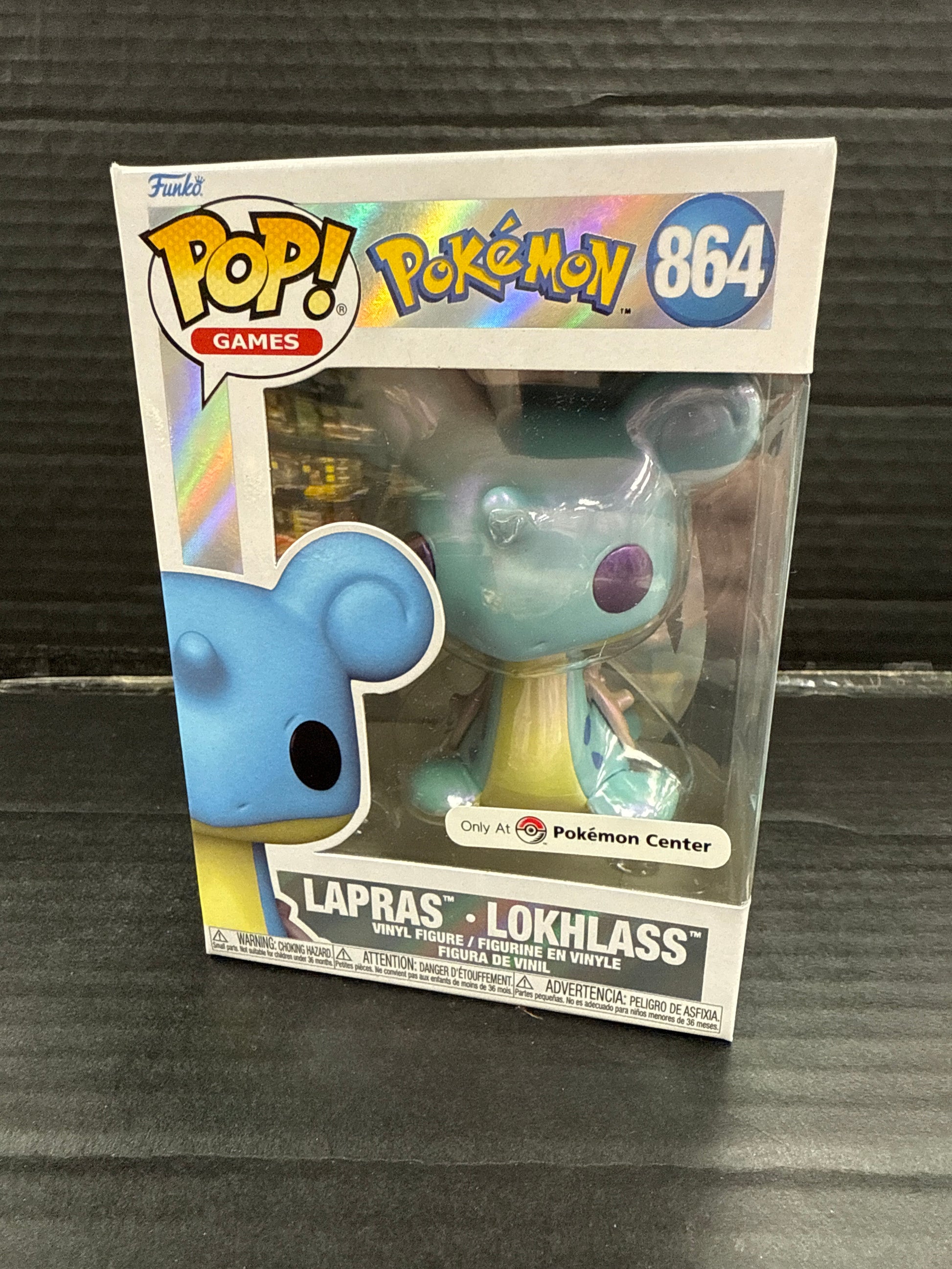 Funko Pop! Pokémon Lapras 864 Pokémon Center Exclusive (Grade B
