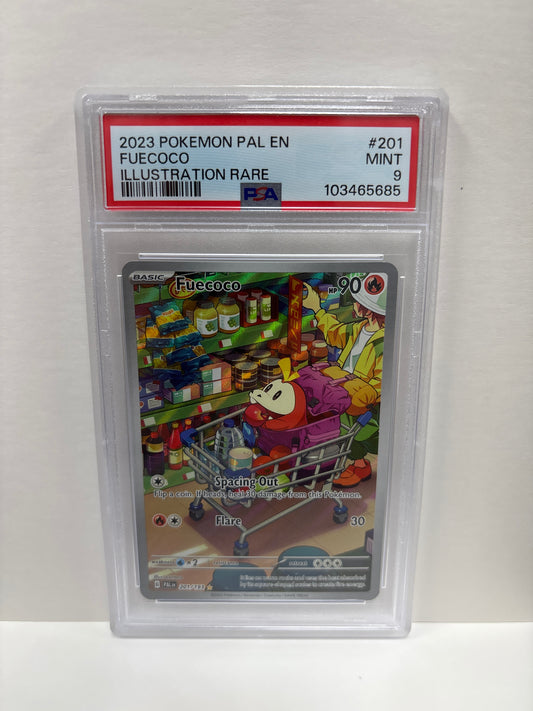 Pokemon Fuecoco 201/193 PSA 9