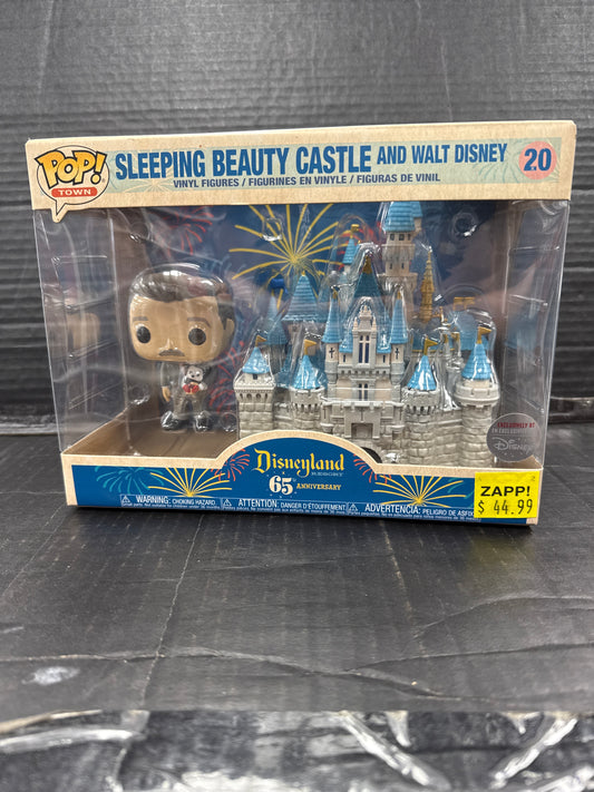 Funko Pop! Disneyland Sleeping Beauty Castle and Walt Disney 20 (Grade A-)