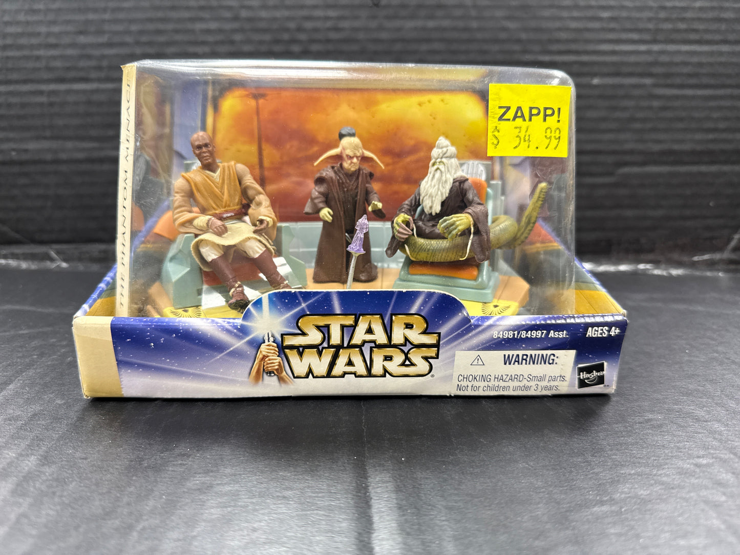Star Wars Jedi High Council Mace Windu, Oppo Rancisis & Even Piell (Box Damaged)