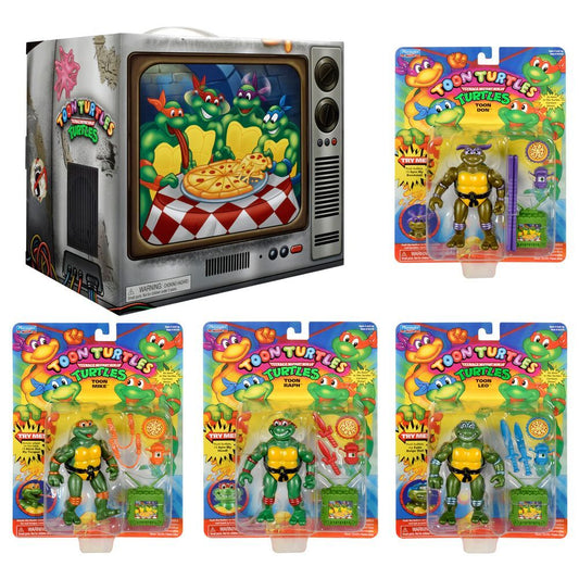Teenage Mutant Ninja Turtles Classic Collection Toon Turtles 4-Pack