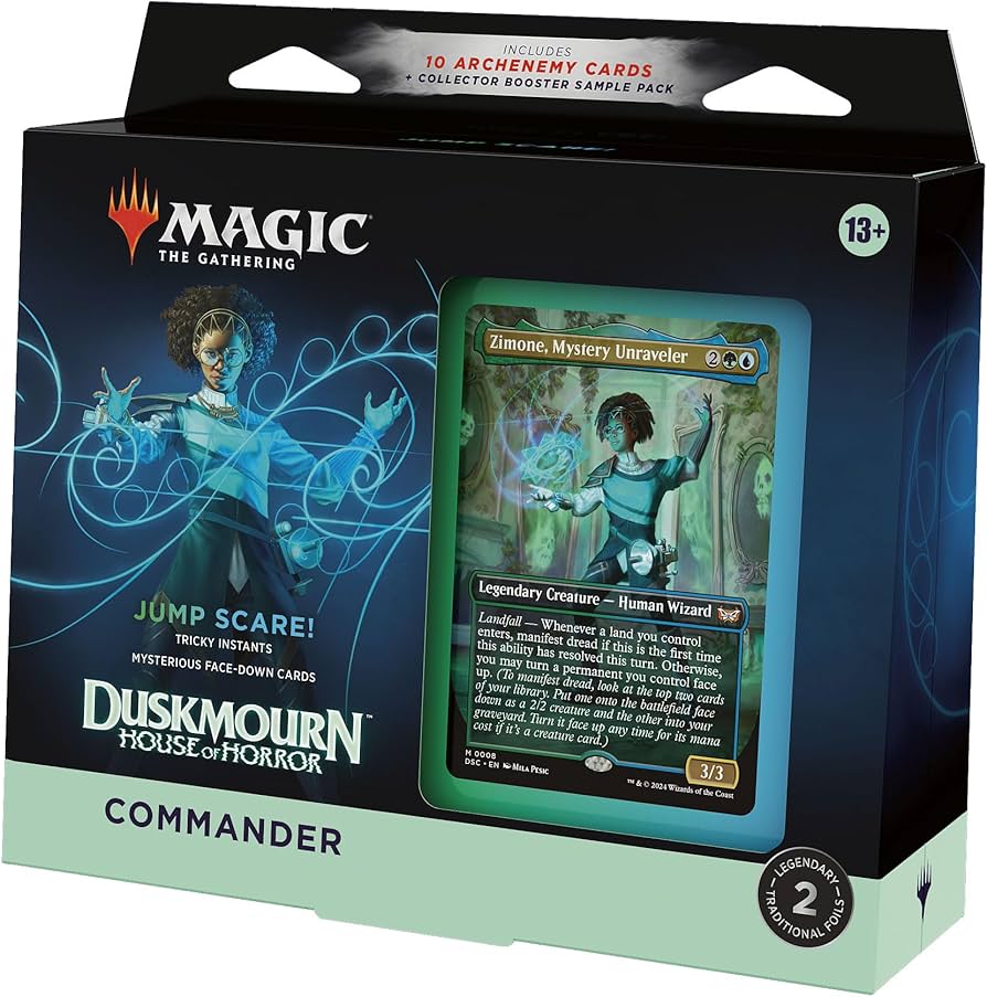 Magic the Gathering Duskmourn Jump Scare Commander Deck