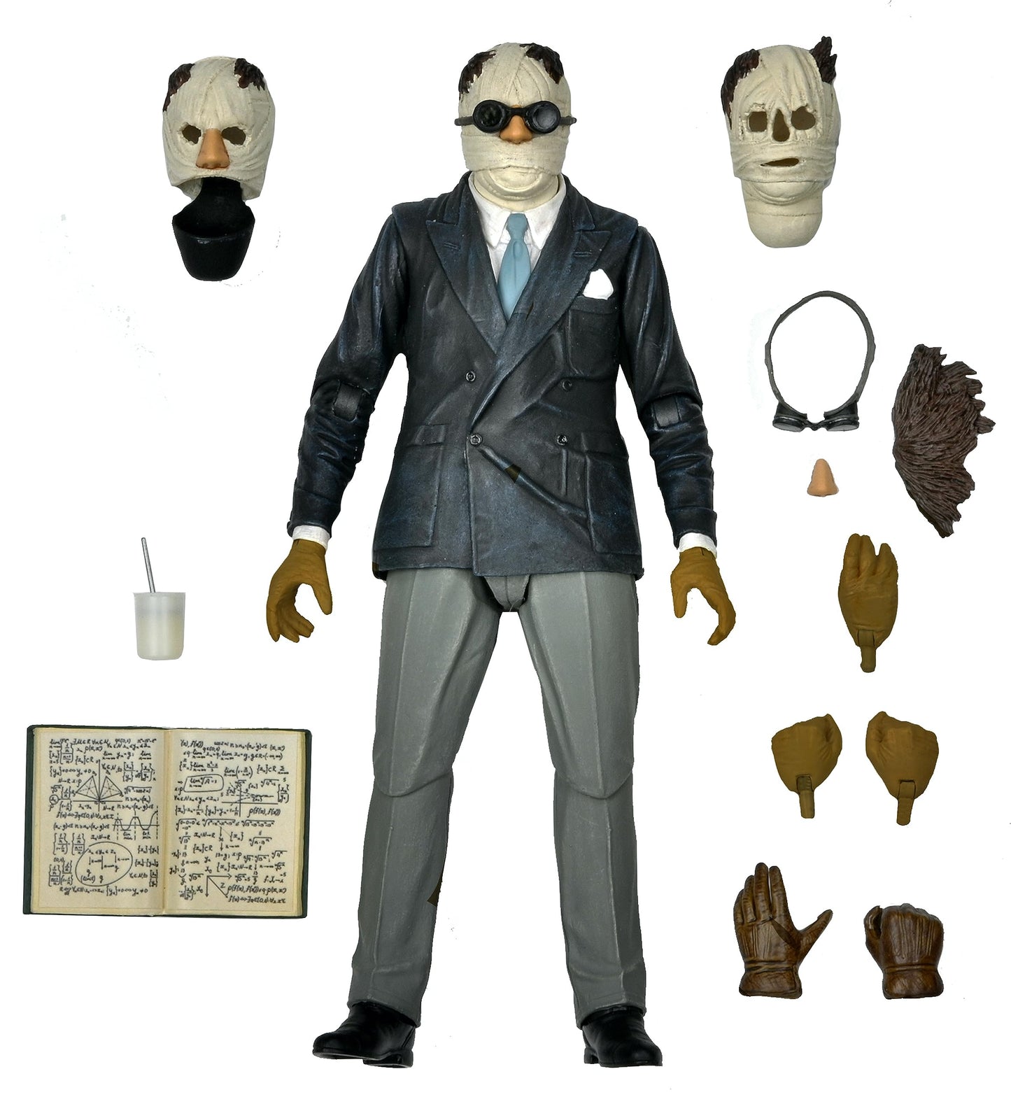 NECA Universal Monsters Ultimate Invisible Man (Color)