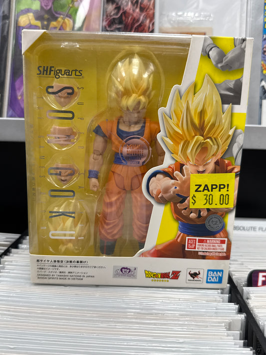 SH Figuarts Dragon Ball Z Super Saiyan Son Goku (The Games Begin) (Open Box/Complete)