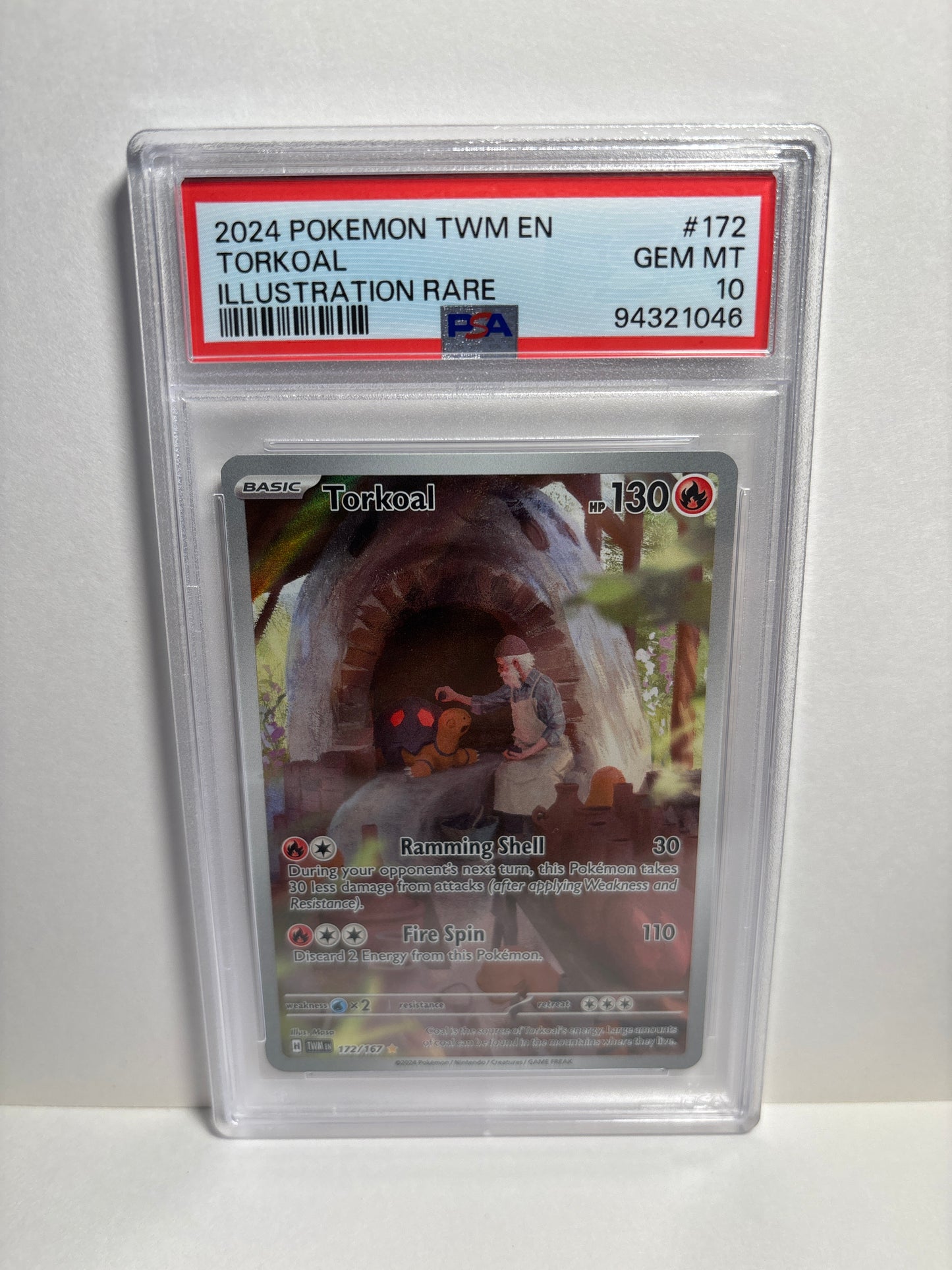 Pokemon Torkoal 172/167 PSA 10