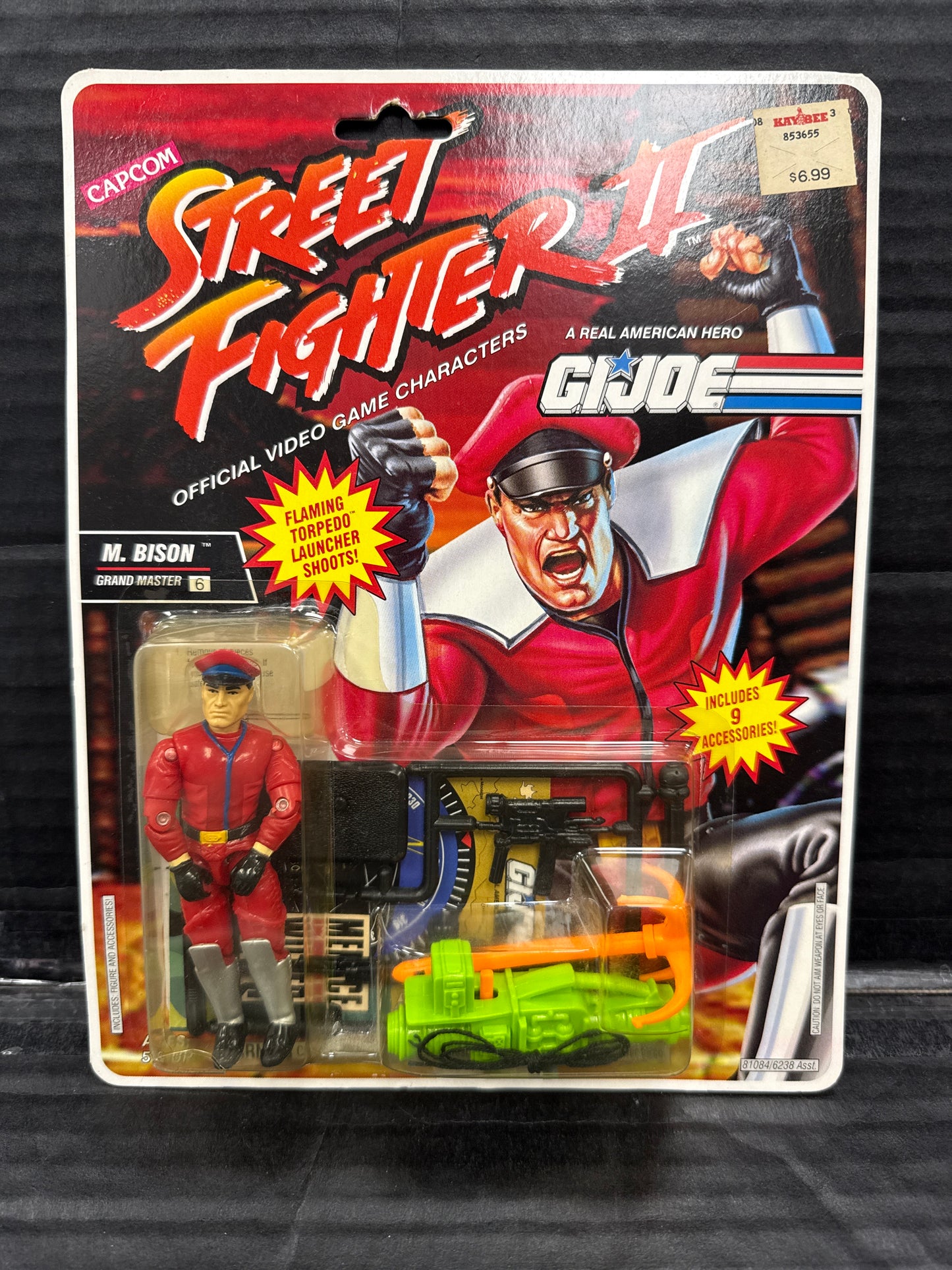 GI Joe Street Fighter II M. Bison Hasbro 1993